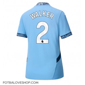 Manchester City Kyle Walker #2 Dámské Domácí Dres 2024-25 Krátký Rukáv