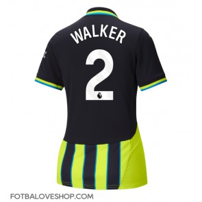 Manchester City Kyle Walker #2 Dámské Venkovní Dres 2024-25 Krátký Rukáv