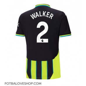 Manchester City Kyle Walker #2 Venkovní Dres 2024-25 Krátký Rukáv