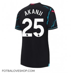 Manchester City Manuel Akanji #25 Dámské Alternativní Dres 2023-24 Krátký Rukáv