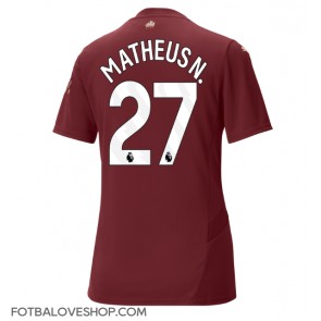 Manchester City Matheus Nunes #27 Dámské Alternativní Dres 2024-25 Krátký Rukáv