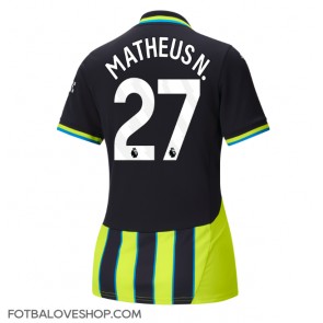 Manchester City Matheus Nunes #27 Dámské Venkovní Dres 2024-25 Krátký Rukáv