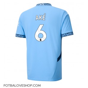 Manchester City Nathan Ake #6 Domácí Dres 2024-25 Krátký Rukáv