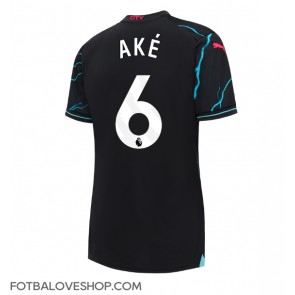 Manchester City Nathan Ake #6 Dámské Alternativní Dres 2023-24 Krátký Rukáv