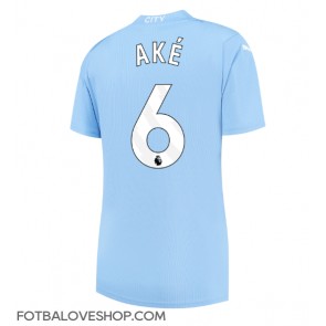 Manchester City Nathan Ake #6 Dámské Domácí Dres 2023-24 Krátký Rukáv