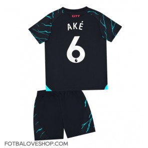 Manchester City Nathan Ake #6 Dětské Alternativní Dres 2023-24 Krátký Rukáv (+ trenýrky)