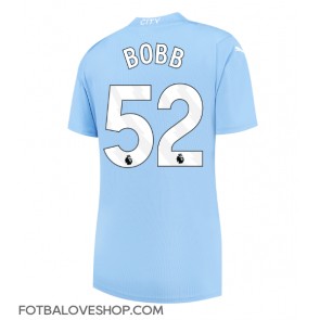 Manchester City Oscar Bobb #52 Dámské Domácí Dres 2023-24 Krátký Rukáv