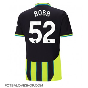 Manchester City Oscar Bobb #52 Venkovní Dres 2024-25 Krátký Rukáv