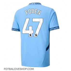 Manchester City Phil Foden #47 Domácí Dres 2024-25 Krátký Rukáv