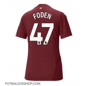 Manchester City Phil Foden #47 Dámské Alternativní Dres 2024-25 Krátký Rukáv