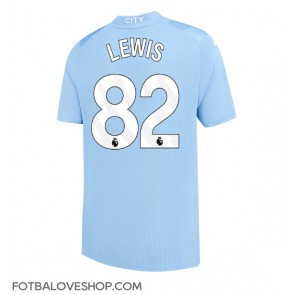 Manchester City Rico Lewis #82 Domácí Dres 2023-24 Krátký Rukáv