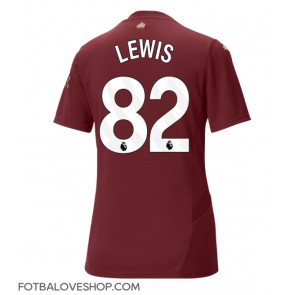 Manchester City Rico Lewis #82 Dámské Alternativní Dres 2024-25 Krátký Rukáv