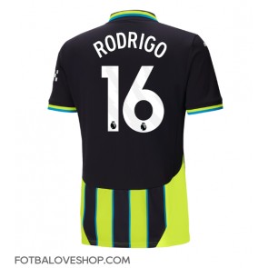 Manchester City Rodri Hernandez #16 Venkovní Dres 2024-25 Krátký Rukáv