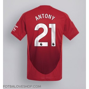 Manchester United Antony #21 Domácí Dres 2024-25 Krátký Rukáv