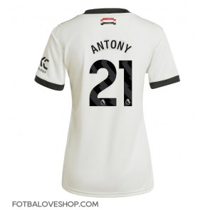 Manchester United Antony #21 Dámské Alternativní Dres 2024-25 Krátký Rukáv