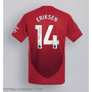 Manchester United Christian Eriksen #14 Domácí Dres 2024-25 Krátký Rukáv