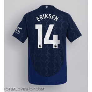 Manchester United Christian Eriksen #14 Venkovní Dres 2024-25 Krátký Rukáv