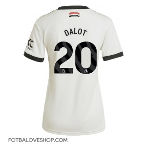 Manchester United Diogo Dalot #20 Dámské Alternativní Dres 2024-25 Krátký Rukáv