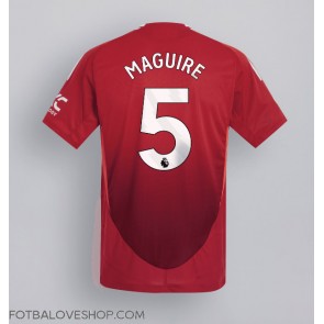 Manchester United Harry Maguire #5 Domácí Dres 2024-25 Krátký Rukáv