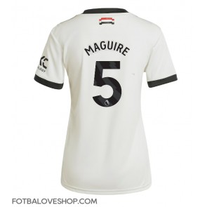 Manchester United Harry Maguire #5 Dámské Alternativní Dres 2024-25 Krátký Rukáv