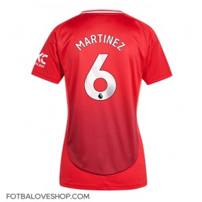 Manchester United Lisandro Martinez #6 Dámské Domácí Dres 2024-25 Krátký Rukáv