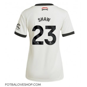 Manchester United Luke Shaw #23 Dámské Alternativní Dres 2024-25 Krátký Rukáv