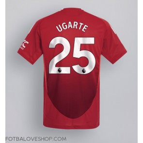 Manchester United Manuel Ugarte #25 Domácí Dres 2024-25 Krátký Rukáv