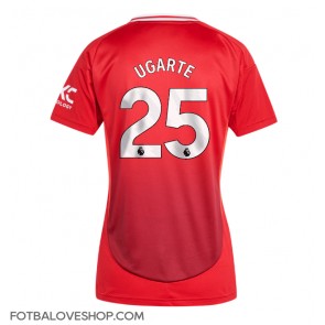 Manchester United Manuel Ugarte #25 Dámské Domácí Dres 2024-25 Krátký Rukáv