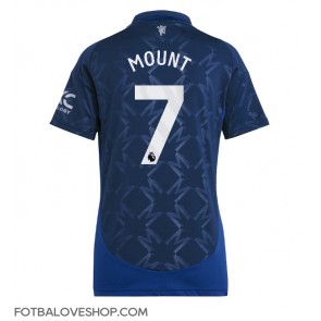 Manchester United Mason Mount #7 Dámské Venkovní Dres 2024-25 Krátký Rukáv