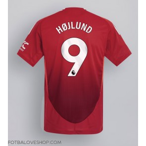 Manchester United Rasmus Hojlund #9 Domácí Dres 2024-25 Krátký Rukáv