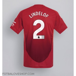 Manchester United Victor Lindelof #2 Domácí Dres 2024-25 Krátký Rukáv