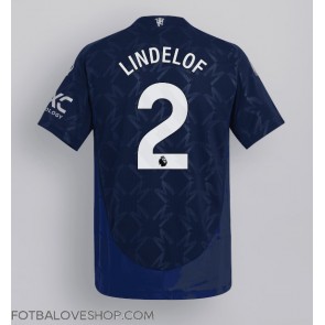 Manchester United Victor Lindelof #2 Venkovní Dres 2024-25 Krátký Rukáv