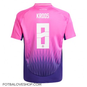 Německo Toni Kroos #8 Venkovní Dres ME 2024 Krátký Rukáv