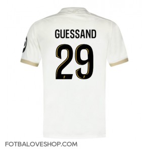 OGC Nice Evann Guessand #29 Venkovní Dres 2024-25 Krátký Rukáv