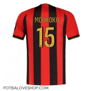 OGC Nice Youssoufa Moukoko #15 Domácí Dres 2024-25 Krátký Rukáv