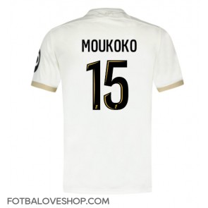 OGC Nice Youssoufa Moukoko #15 Venkovní Dres 2024-25 Krátký Rukáv