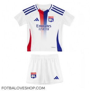 Olympique Lyonnais Dětské Domácí Dres 2024-25 Krátký Rukáv (+ trenýrky)