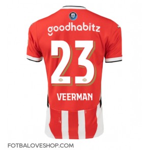 PSV Eindhoven Joey Veerman #23 Domácí Dres 2024-25 Krátký Rukáv