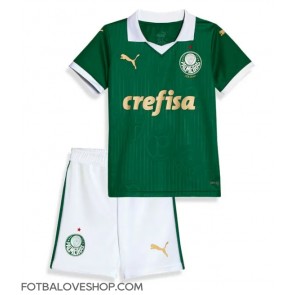 Palmeiras Dětské Domácí Dres 2024-25 Krátký Rukáv (+ trenýrky)