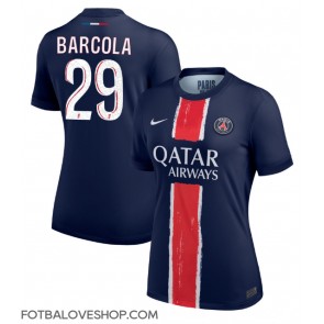 Paris Saint-Germain Bradley Barcola #29 Dámské Domácí Dres 2024-25 Krátký Rukáv