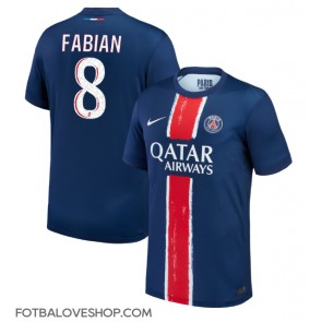 Paris Saint-Germain Fabian Ruiz #8 Domácí Dres 2024-25 Krátký Rukáv