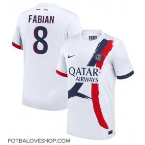 Paris Saint-Germain Fabian Ruiz #8 Venkovní Dres 2024-25 Krátký Rukáv