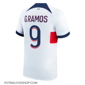 Paris Saint-Germain Goncalo Ramos #9 Venkovní Dres 2023-24 Krátký Rukáv