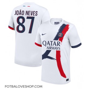 Paris Saint-Germain Joao Neves #87 Venkovní Dres 2024-25 Krátký Rukáv