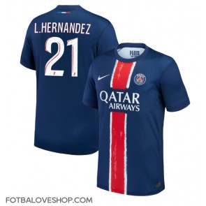 Paris Saint-Germain Lucas Hernandez #21 Domácí Dres 2024-25 Krátký Rukáv