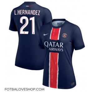 Paris Saint-Germain Lucas Hernandez #21 Dámské Domácí Dres 2024-25 Krátký Rukáv