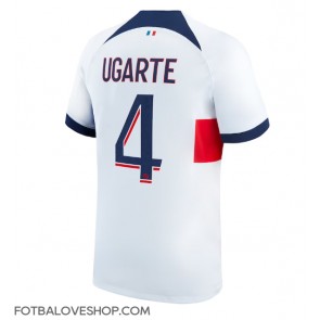 Paris Saint-Germain Manuel Ugarte #4 Venkovní Dres 2023-24 Krátký Rukáv