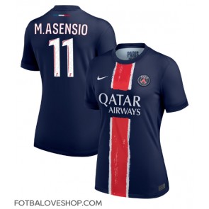 Paris Saint-Germain Marco Asensio #11 Dámské Domácí Dres 2024-25 Krátký Rukáv