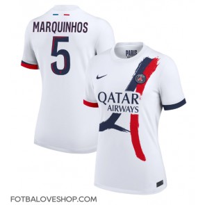 Paris Saint-Germain Marquinhos #5 Dámské Venkovní Dres 2024-25 Krátký Rukáv