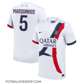 Paris Saint-Germain Marquinhos #5 Venkovní Dres 2024-25 Krátký Rukáv